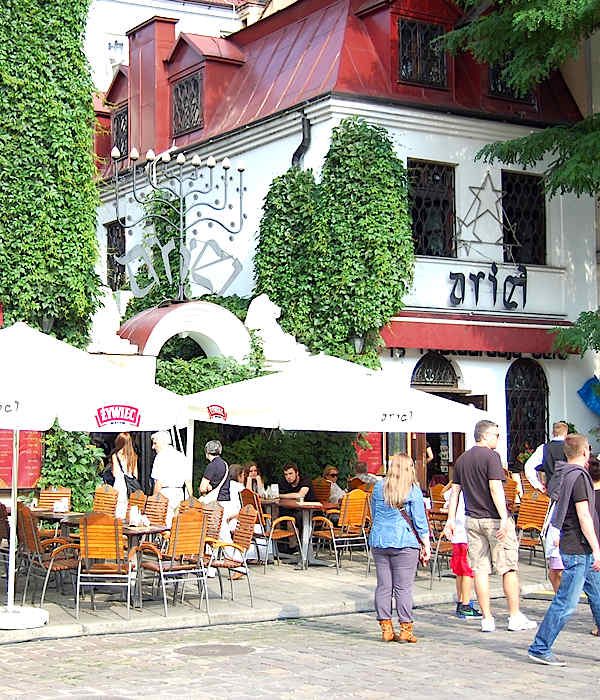 Krakau Stadtviertel Kazimierz Restaurant Ariel