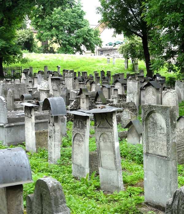 Krakau Stadtviertel Kazimierz jüdischer Friedhof