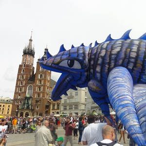 Krakau Drachenparade