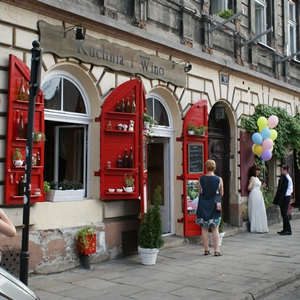 Krakau-Kazimierz Strassenszene