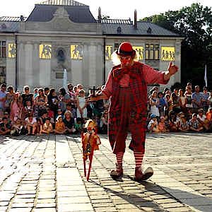 Krakau Festival der Straßenkünstler