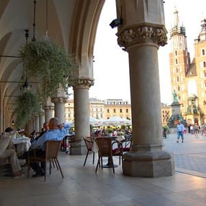 Krakau Tuchhalle und Marienkirche